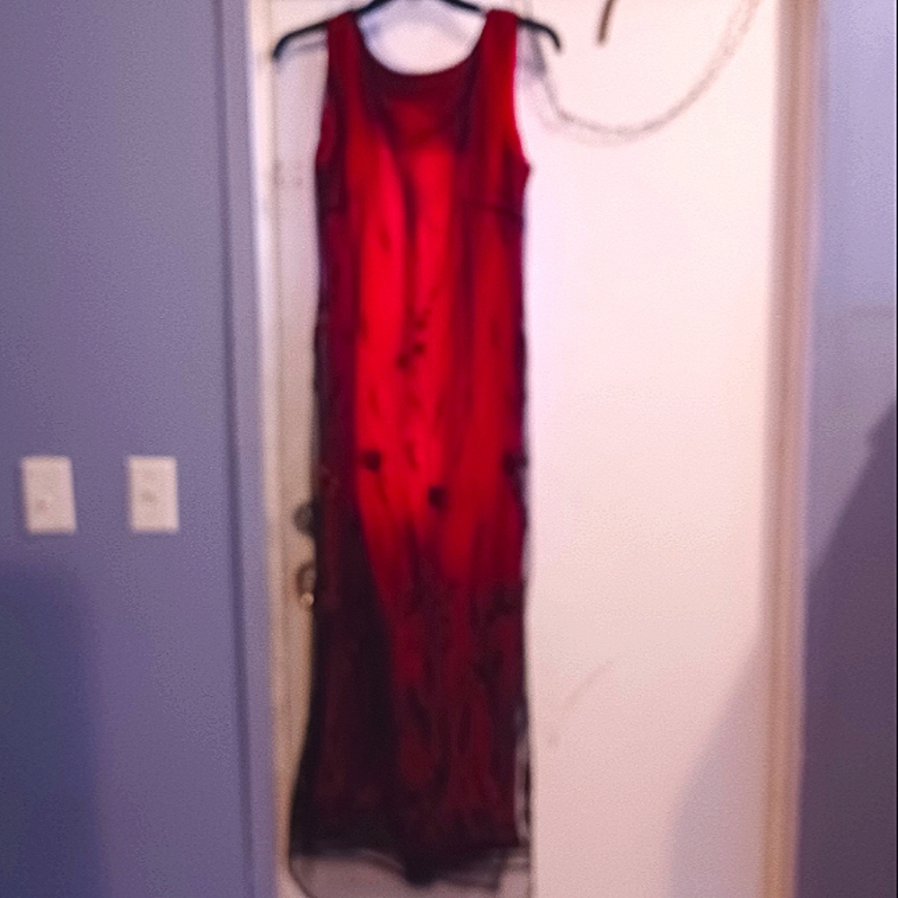 Black/red formal dress size 12 VIRGOll